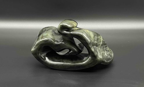 Ondulations, sculpture abstraite